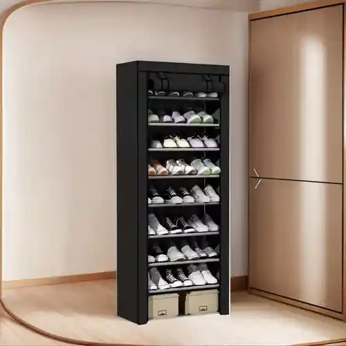 Organizador De Zapatos 9 Niveles En Tela Hasta 27 Pares 162x60x29