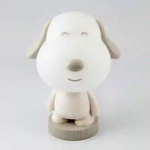 Lampara Mesa Infanti Ikelite Perro 19x29cm Blanco 5 W 100% Plastico