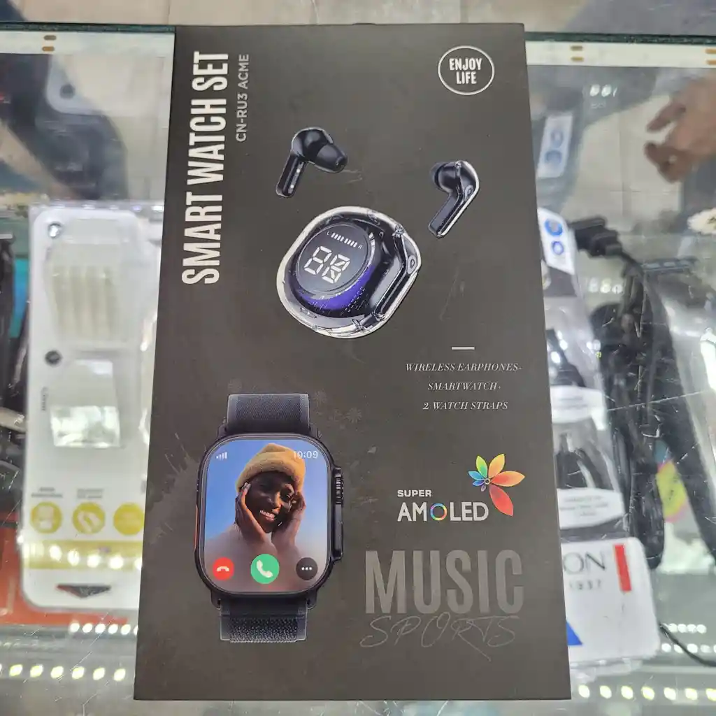 Combo Reloj +audifonos Ru3