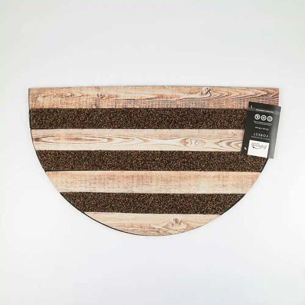 Tapete Expressions Entrada Forest 75x45cm Natural 100% Caucho