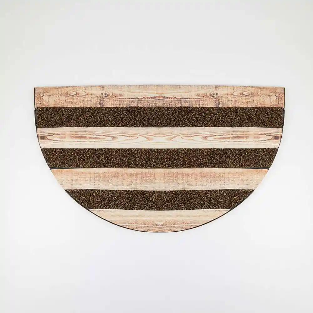 Tapete Expressions Entrada Forest 75x45cm Natural 100% Caucho