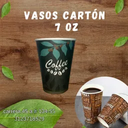 Vasos Carto 7 Oz X 50 Und
