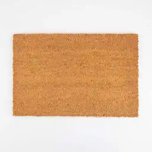 Tapete Entrada Coco 39x60cm Marrón