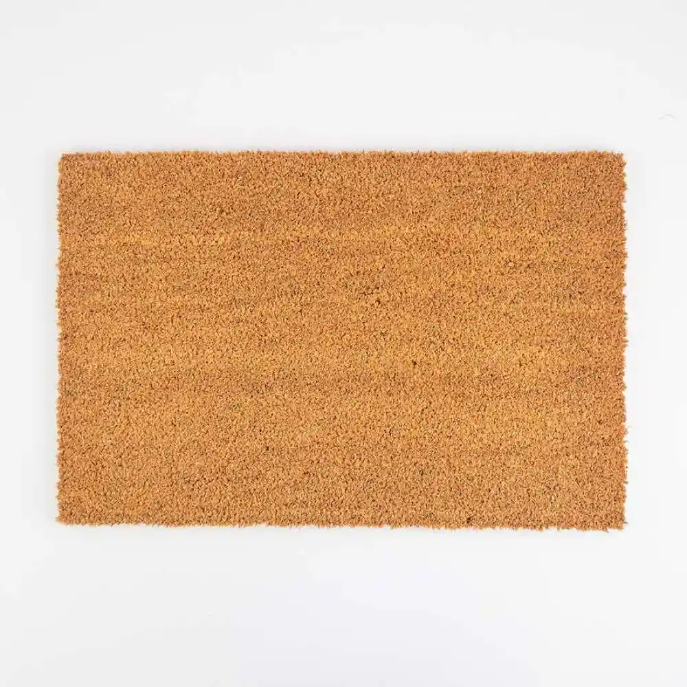 Tapete Entrada Coco 39x60cm Marrón