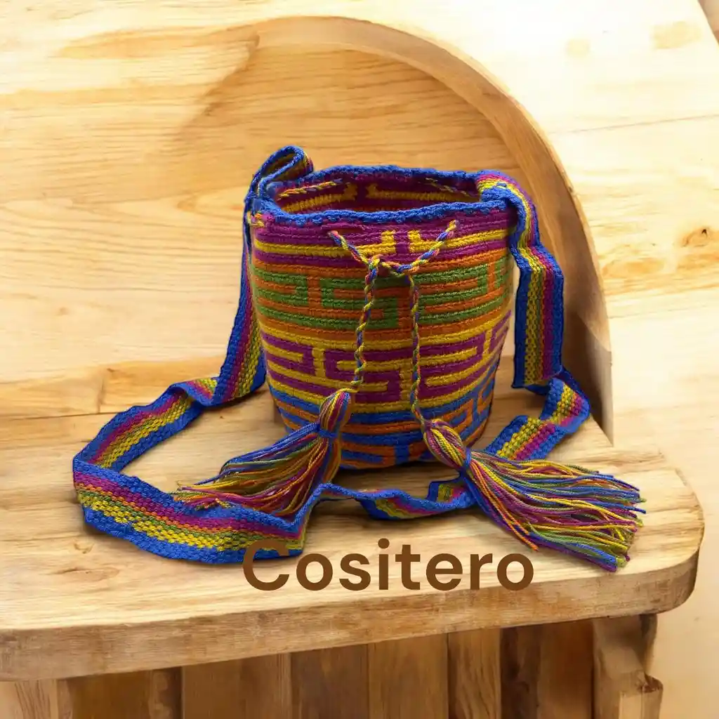 Mochila Wayuu Dos Puntadas