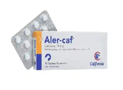 Alercaf 10 Mg Caja X 10 Tabletas (cetirizina)