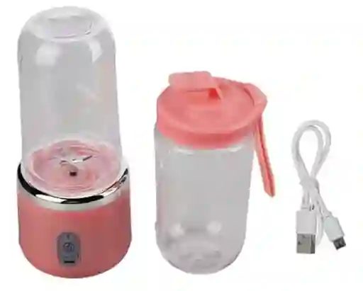 Licuadora Portátil Recargable Usb Vaso Doble