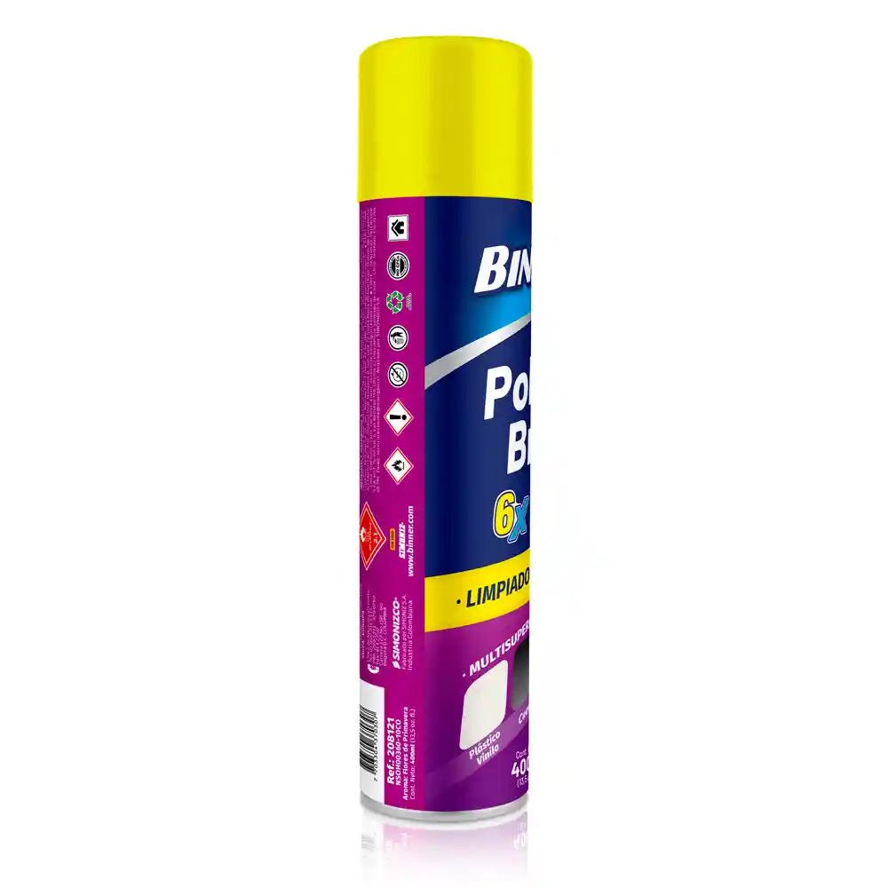 Polvo Y Brillo Binner Multisuperficies Flores De Primavera 400ml