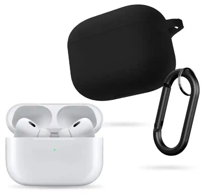 Audífonos Inalámbricos Con Estuche Negro Pods 2 Generación Bluetooth