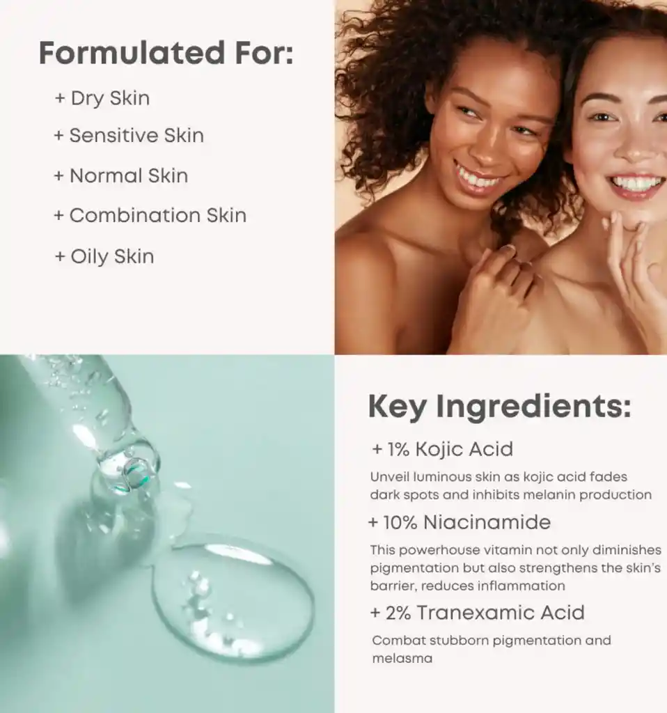 Nine Less B-boost 1% Kojic Acid Serum Despigmentante