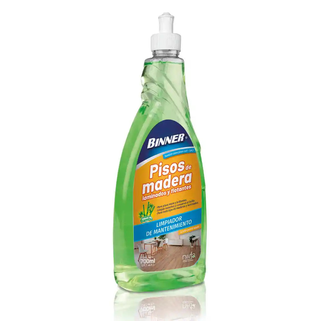 Pisos Madera Y Lamin Binner Limpiador Mantenimiento 700ml