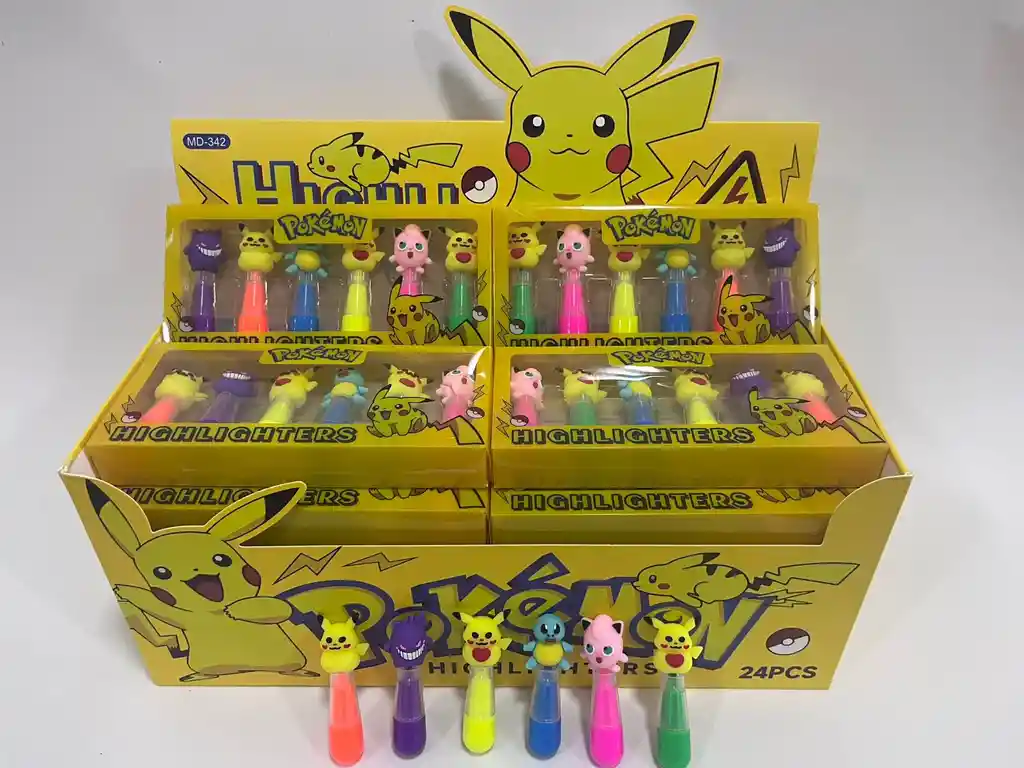 Resaltadores Pokemon X 6 Neon