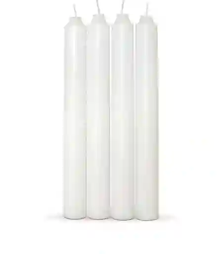 Velas Blancas X5 Und De 14cm