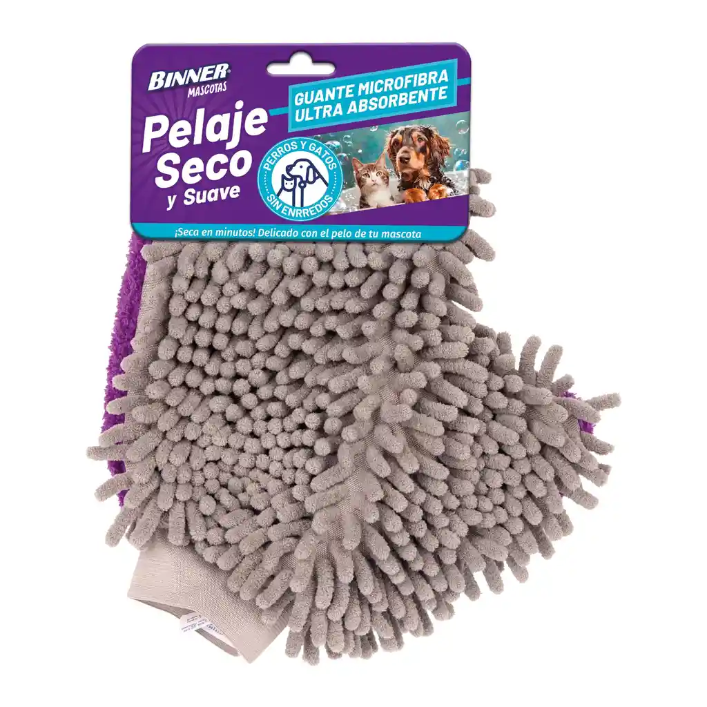Guante Seca Max Ultra Absorbente Binner Mascotas