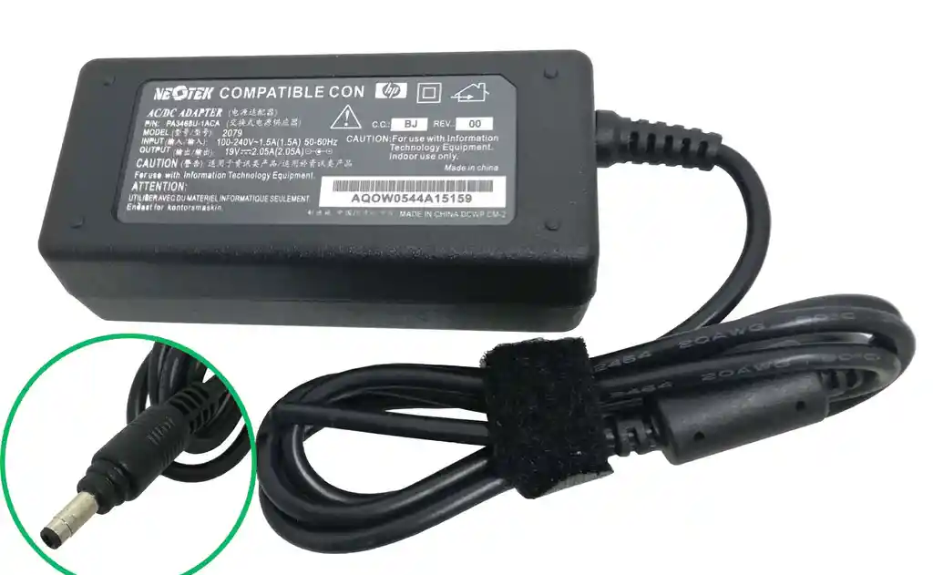 Cargador Hp Mini 19v 2.05 Especial Homologado 4.0*1.7mm