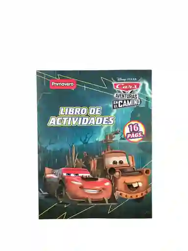Libro De Actividades Y Colorear 16 Paginas Cars