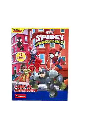 Libro De Actividades Y Colorear 16 Paginas Spidey