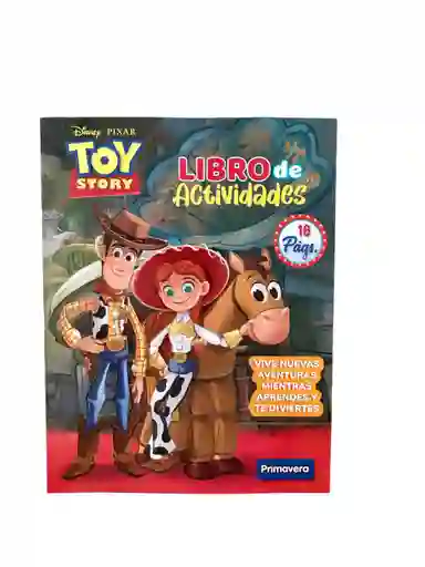 Libro De Actividades Y Colorear 16 Paginas Toy Story