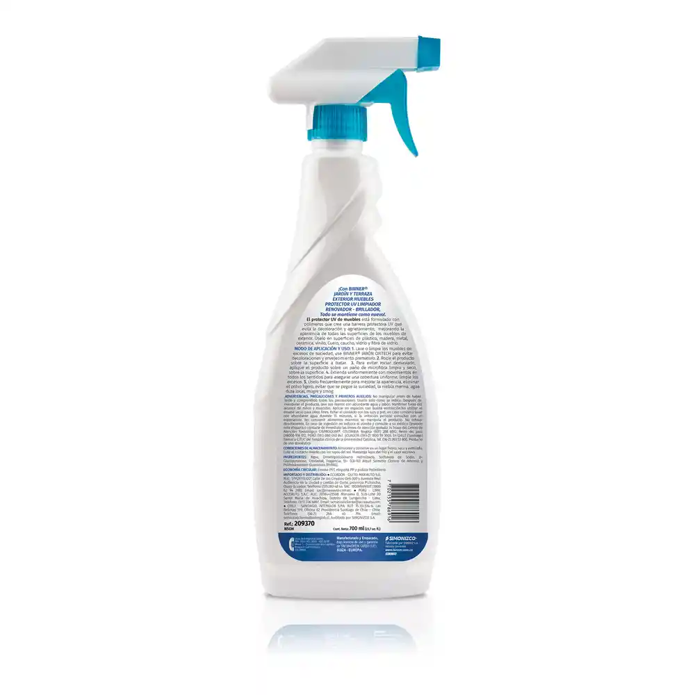 Muebles Protector Uv Binner Exterior 700ml