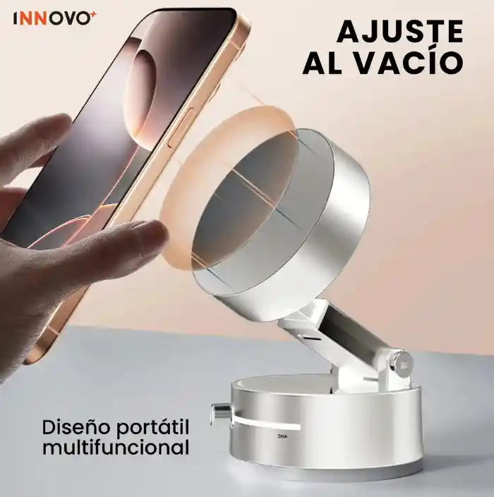 Soporte Holder Multifuncional Magnético Universal Con Ventosa Para Celulares Y Tablets