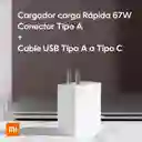 Cargador Rapido Xiaomi 67w Charging Type A + Cable Tipo C