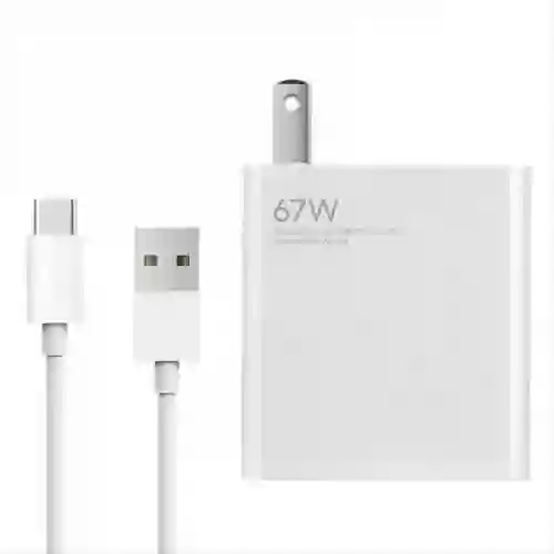 Cargador Rapido Xiaomi 67w Charging Type A + Cable Tipo C