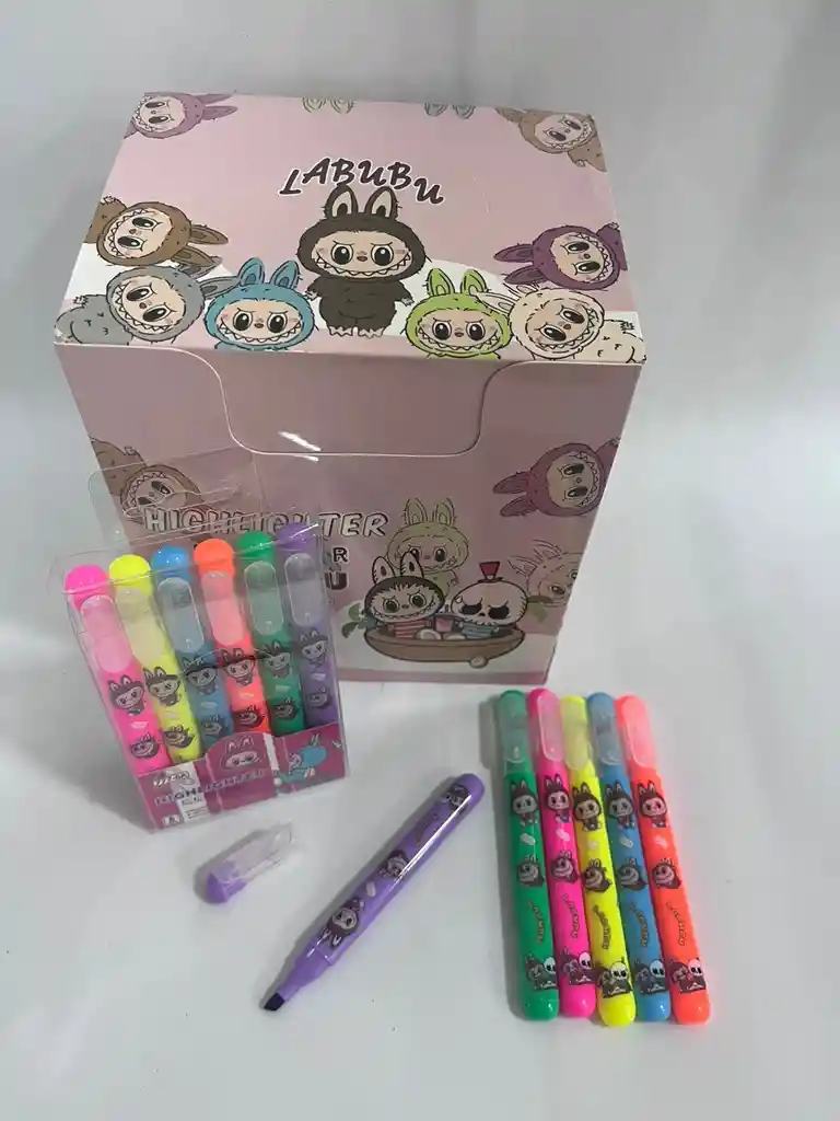 Resaltadores Labubu Neon X 6