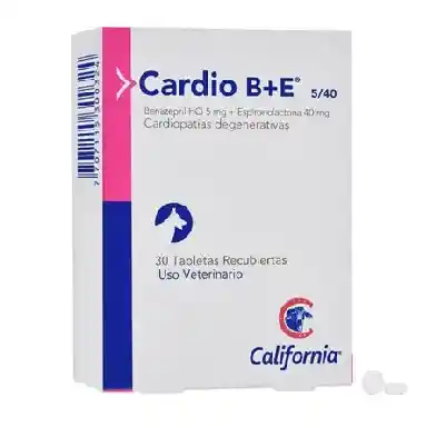 Cardio B + E5/ 40 Caja X 30 Tabletas