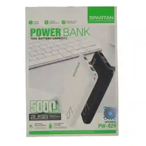 Power Banck Spartan 5000mah (pw-829)