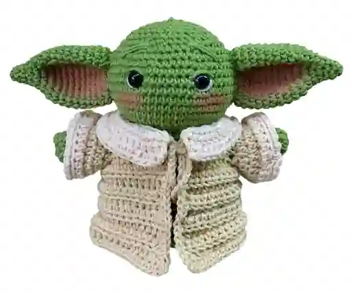 Peluche Yoda Amigurumi Baby Yoda Tejido