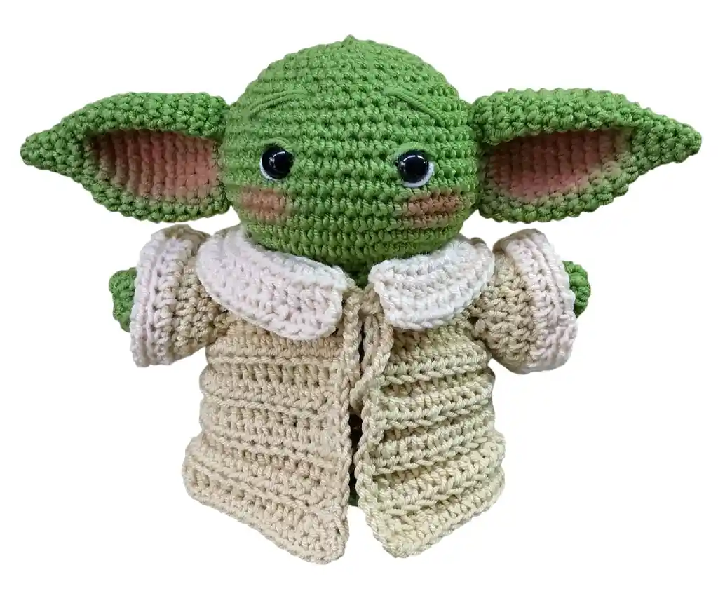 Peluche Yoda Amigurumi Baby Yoda Tejido