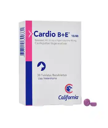 Cardio B + E10/ 80 Caja X 30 Tabletas