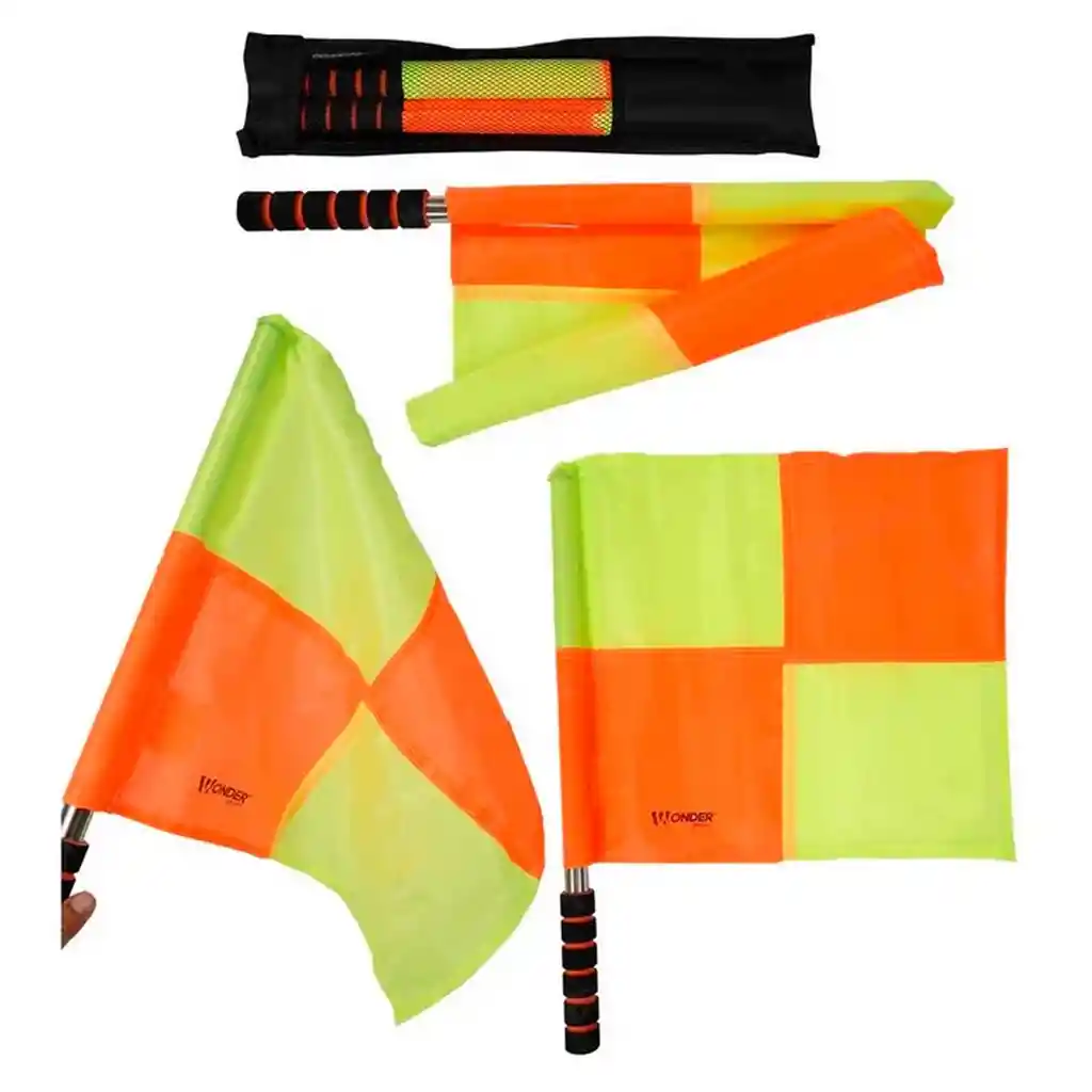 Banderin De Fútbol Juez De Linea 2 Unidades Sport
