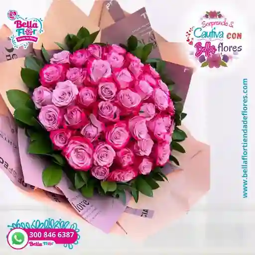 Buqueth En Rosas Lilas