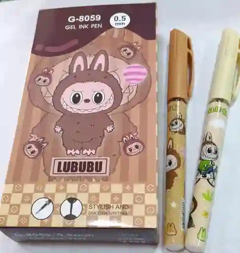 Caja De Esferos En Gel X 12 Labubu