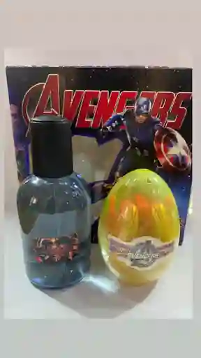 Perfume De Niño Avengers Viene Con Juguete
