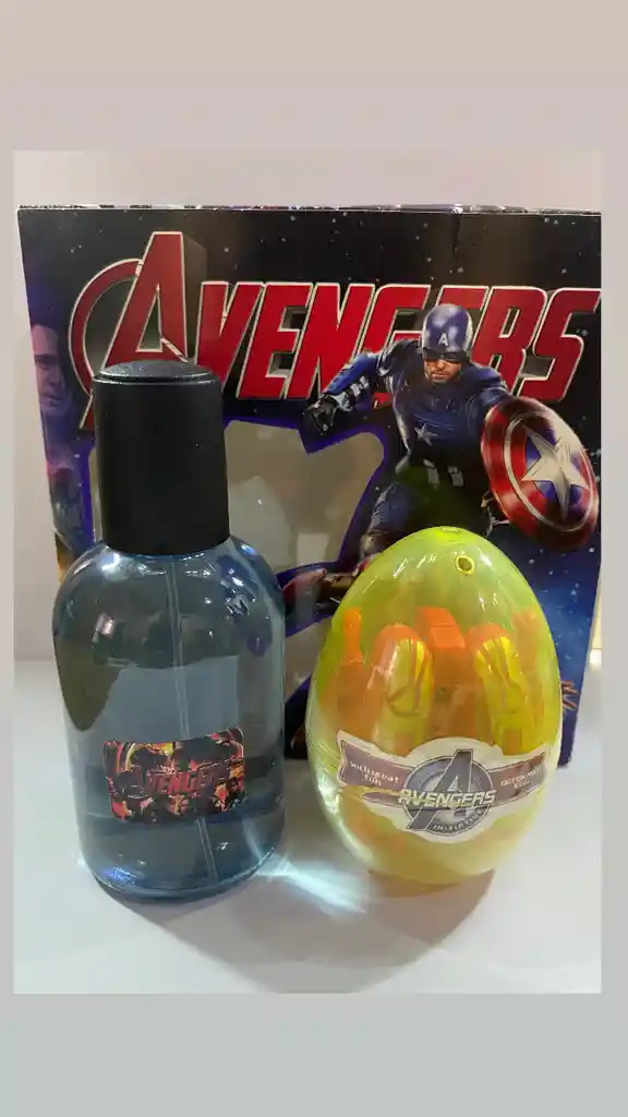 Perfume De Niño Avengers Viene Con Juguete
