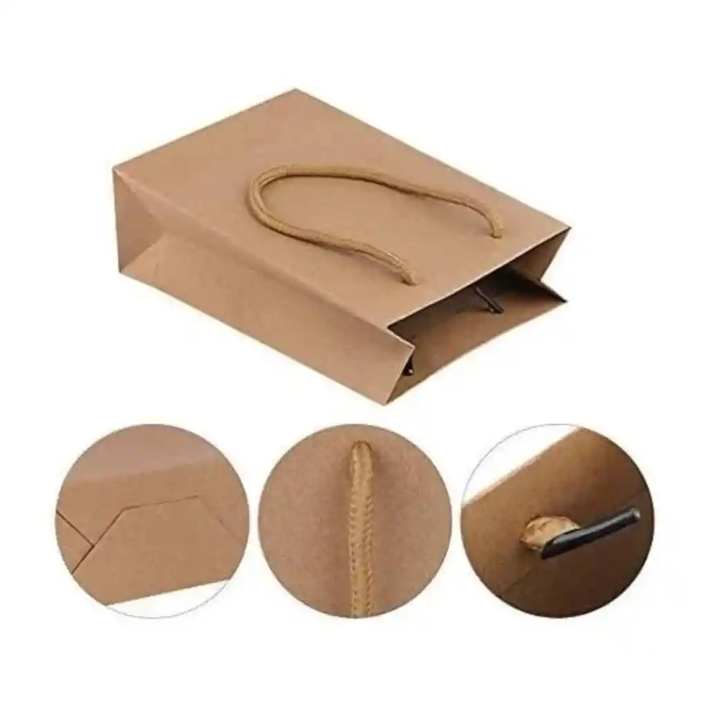 Bolsa De Papel Kraft #5 De 24*33*8cm