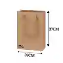 Bolsa De Papel Kraft #6 De 28*37*10cm