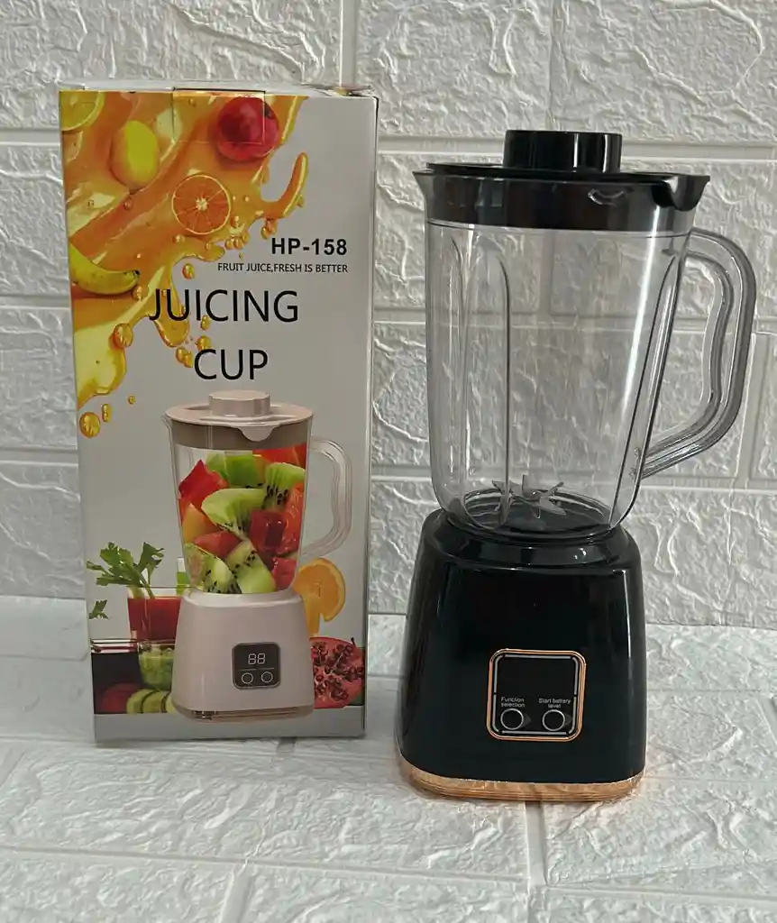 Licuadora Portatil Negra Mini