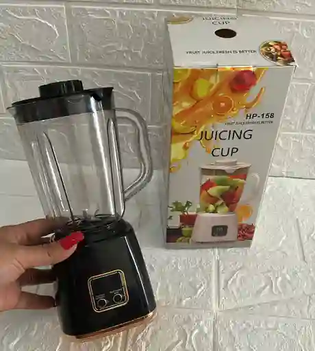 Licuadora Portatil Negra Mini