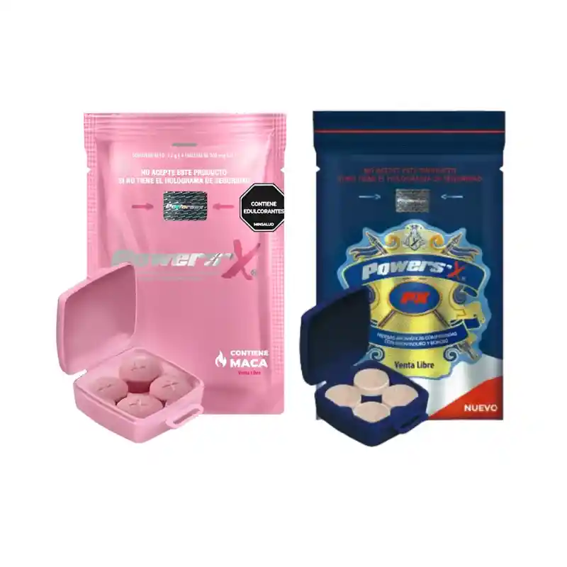 Pack Doble Vigorizante Natural Power Sex X4 Para Ella Y Para Él
