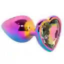 Plug Anal Holográfico Gema Cristal Talla M