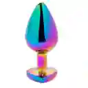 Plug Anal Holográfico Gema Arcoiris Talla S
