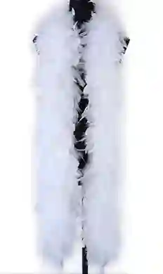 Boa De Plumas, Blanco 2m/ 40gr - Halloween