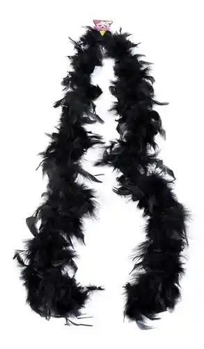 Boa De Plumas, Negro 2m/ 40gr - Halloween