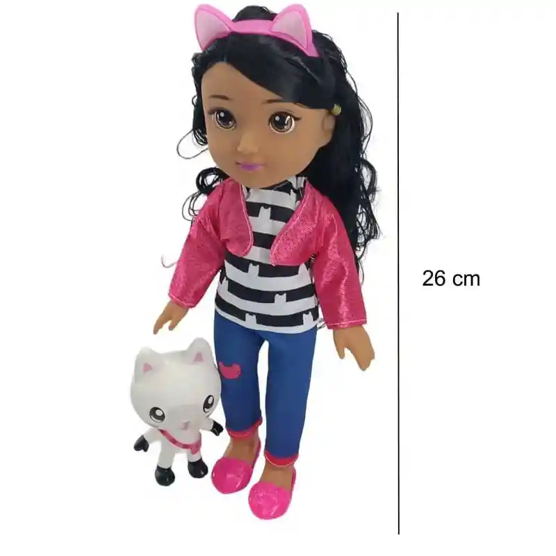Muñeca Gaby Con Luces Sonidos Y Accesorios 26 Cm