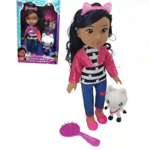 Muñeca Gaby Con Luces Sonidos Y Accesorios 26 Cm