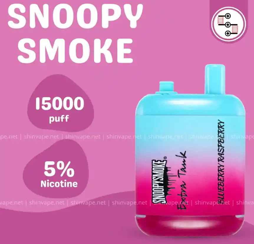Vape Snoopysmoke 15000 Puffs Red Juice