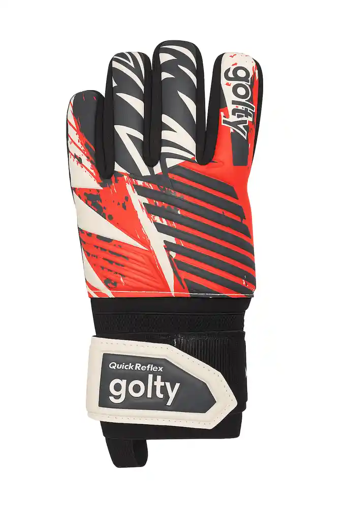 Guante Arquero Golty Quick Reflex | Talla 9 | Rojo/blanco